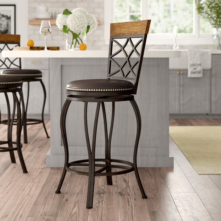 Wayfair stools best sale with backs